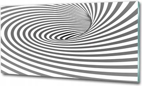 Fotótapéta üveg falra Csíkos spirál 100x70