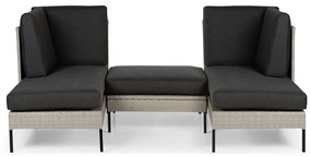 Orkanger bézs kerti kanapé akácfából - Bonami Selection