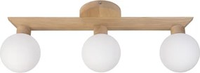 Ráépített csillár ANTONIO 3xG9/5W/230V tölgy/fehér