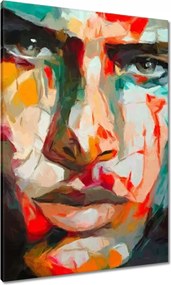 Vászonkép 70x100 Férfi arca Kifejezés