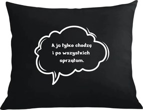 Párna párnahuzat Mindenkit takarítok