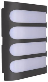 PREZENT-31650 AUSTIN LED szürke kültéri falilámpa 20W 1800lm 4000K IP65 ↕275mm ↔105mm