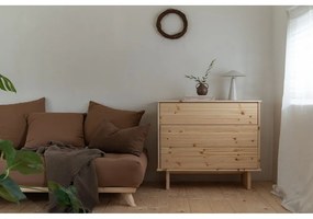 Kommo természetes komód borovi fenyőből - Karup Design