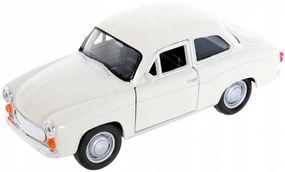 Fém autó modell - Nex 1:34 - Syrena 105 Fehér: fehér
