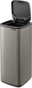 Szürke acél érintésre nyíló szemetes 30 l Bo Touch – Brabantia
