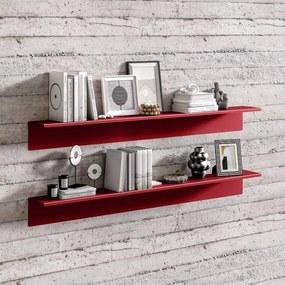 JOANNE fali polc 1200 mm, Modern: piros