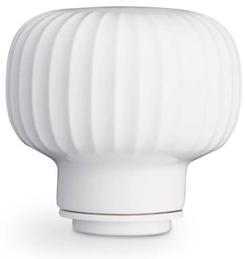 Hammershoi tölgyfa fűszerörlő, fehér porcelán részletekkel, magasság 13 cm - Kähler Design