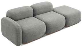 Szürke buklé moduláris heverő (jobb oldali) Ailani – Makamii
