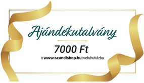 Ajándékutalvány 7 000 Ft Utalvány típusa: Elektronikus