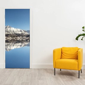 Fotótapéta ajtóra - A hegyek tükörképe (95x205cm)