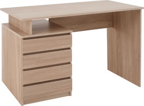 Pc asztal, szonoma tölgy, HANY NEW