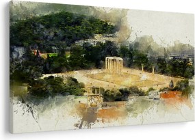 Kép - Zeusz temploma, Athén, Görögország (90x60 cm)