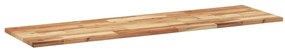 2 db olajbevonatú tömör akácfa függőpolc 160 x 40 x 2 cm