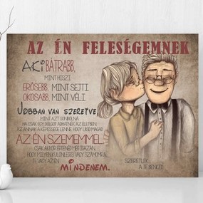 INSPIO Karácsonyi ajándék - Kép falra - Szerelmi vallomás nőknek