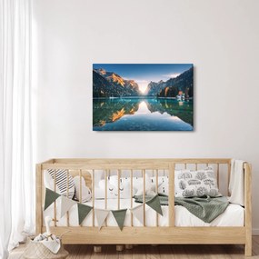 Kép - Hegyi tó (90x60 cm)