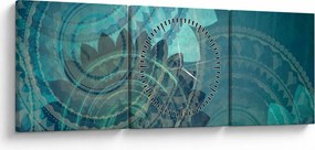 Kép - Fantasy (órával) (90x30 cm)