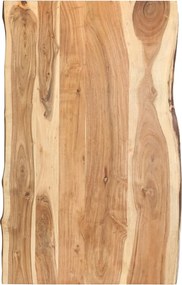vidaXL tömör akácfa asztallap 100 x (50-60) x 3,8 cm