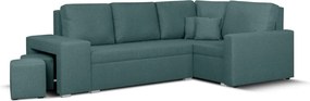 MODO2 Kinyitható sarokkanapé Türkizkék