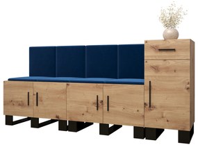 Előszobabútor Amanda 17 (artisan tölgy + kék). 1086006