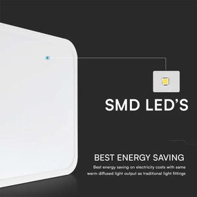 LED Fürdőszobai mennyezeti lámpa LED/48W/230V 6500K IP44 fehér