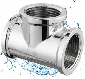 Hármas Sárgaréz Krómozott Ø 3/4" DN20 Sárgaréz Diamond