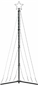 meleg fehér LED karácsonyfa 339 LED 187 cm