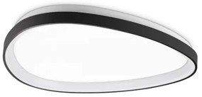 Ideal Lux - LED Dimmelhető mennyezeti lámpa GEMINI LED/28W/230V átm. 61 cm CRI 90 fekete