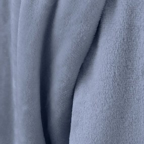 Világoskék mikroplüss takaró 130x170 cm Raschel Velvet – Catherine Lansfield