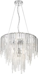 Quoizel glamour modern függeszték athena csiszolt króm elsqzs-pcaa2818c
