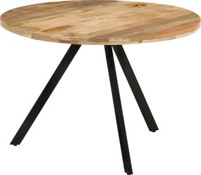 vidaXL tömör mangófa étkezőasztal 110 x 75 cm