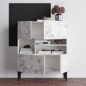 Konzolasztal Krista - Carrara Marble