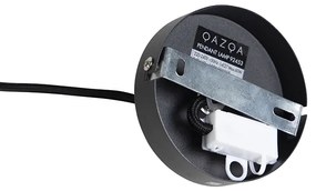 Lógólámpa bársony árnyékolóval páva mintával aranyozással 50 cm - Combi