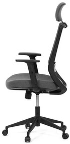 Fekete Hálós Irodai Szék Szinkron Mechanikával. KA-V3329 BK