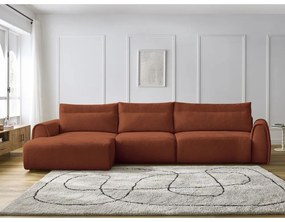 Narancssárga sarokkanapé Aden – Bobochic Paris