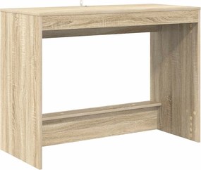 vidaXL Ágyíróasztal Sonoma tölgy 100 x 45 x 75 cm Faanyag