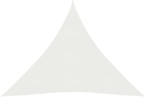 fehér HDPE napvitorla 160 g/m² 4,5 x 4,5 x 4,5 m