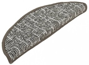 15 db antracitszürke lépcsőszőnyeg 56x17x3 cm