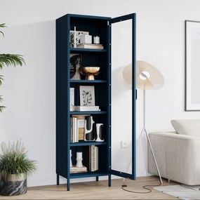 LUIGI vitrin, 500 x 1800 x 350 mm, Modern: gránátszín