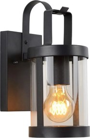 LUCIDE 29825-01-30 LINDELO Klasszikus Kültéri Fali Lámpa Fekete E27 IP44