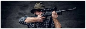 Poszterek 200x66 Szakállas hunter portré