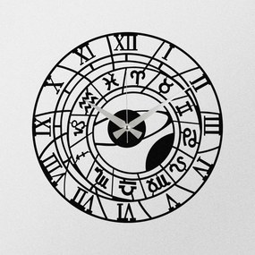 Enzoclock fém falióra, 48×48 cm – S025