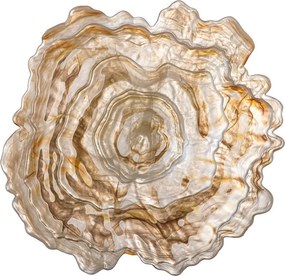 Bézs üveg tál ø 38,5 cm Asimi – Bloomingville