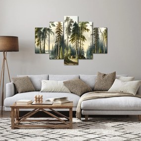Kép - Szüreti táj az erdők (150x105 cm)