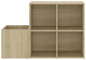 sonoma szerelt fa előszobai cipősszekrény 105 x 35,5 x 70 cm