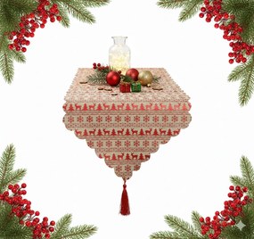 Karácsonyi Asztalterítő Csillag Karácsonyfa Asztalterítő 180x35