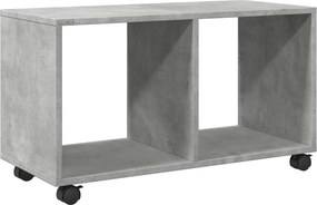 vidaXL betonszürke szerelt fa görgős szekrény 72 x 33 x 42,5 cm