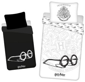 Jerry Fabrics Pamut ágynemét Harry Potter, 140 x200 cm, 70 x 90 cm