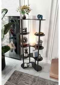 NOTO állólámpa polcokkal 1xE27/40W/230V fekete