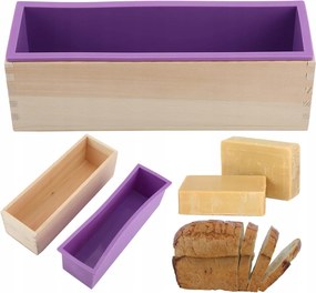 1200 Ml-es Téglalap Alakú Szilikon Szappanforma