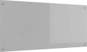vidaXL Konyhai splashback Világosszürke 110 x 50 cm edzett üveg